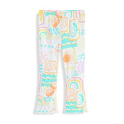 Mädchen Leggings mit buntem Strandmotiv Drune