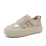 Damen Sneakers mit modischem Plateausohlen-Design und atmungsaktiver Oberfläche