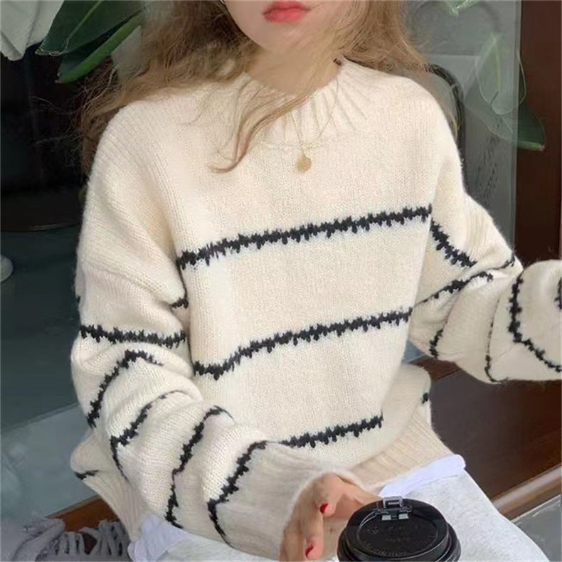 Lena | This Damen-Strickpullover modern und cozy