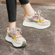 Damen modische High-Top Sneakers mit flauschigem Innenfutter und rutschfester Sohle