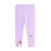 Mädchen Leggings mit verspieltem Einhorn- und Hasenmuster Drune