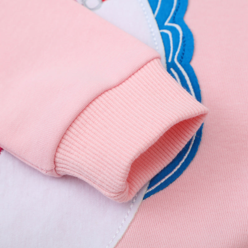 Mädchen Sweatshirt mit niedlicher Einhorn-Applikation Drune