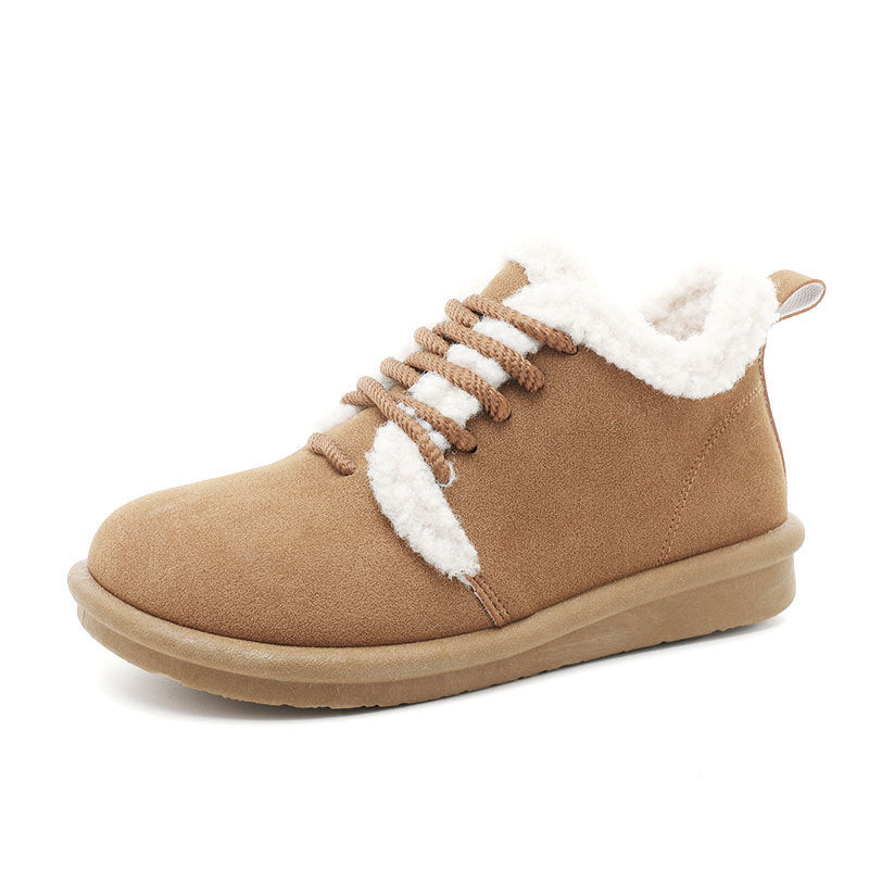 Damen gemütliche Sneaker mit kuscheligem Innenfutter