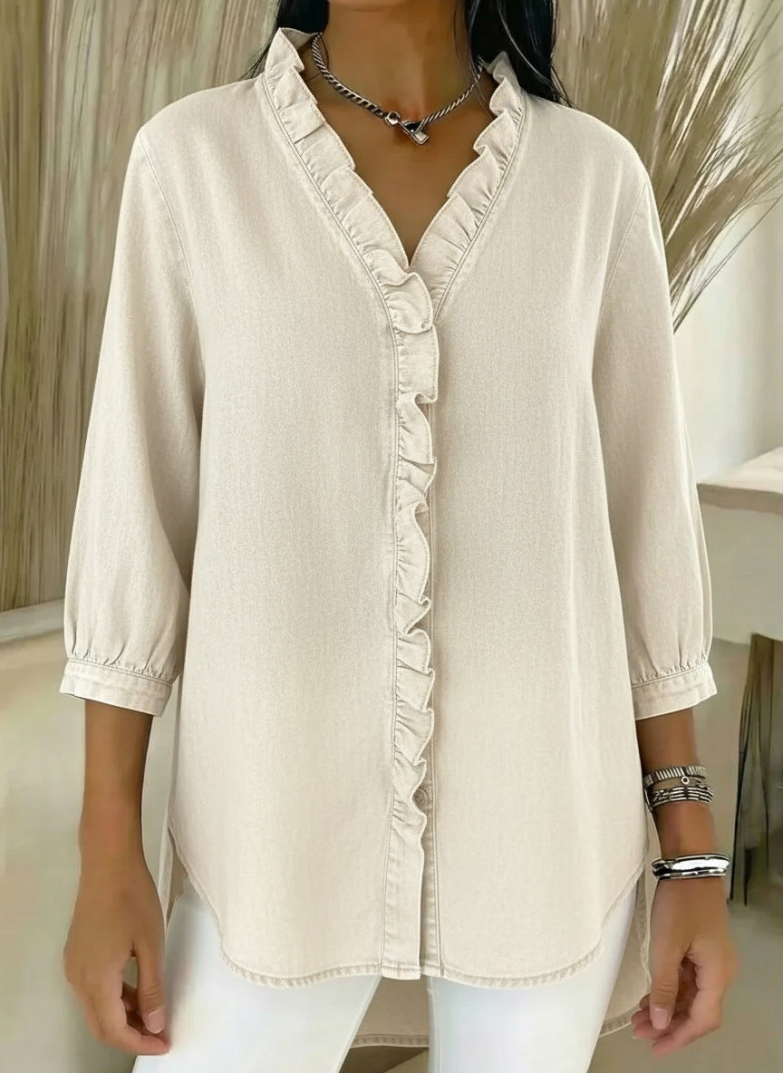 Bilma™ – Elegante Bluse mit Rüschendetails
