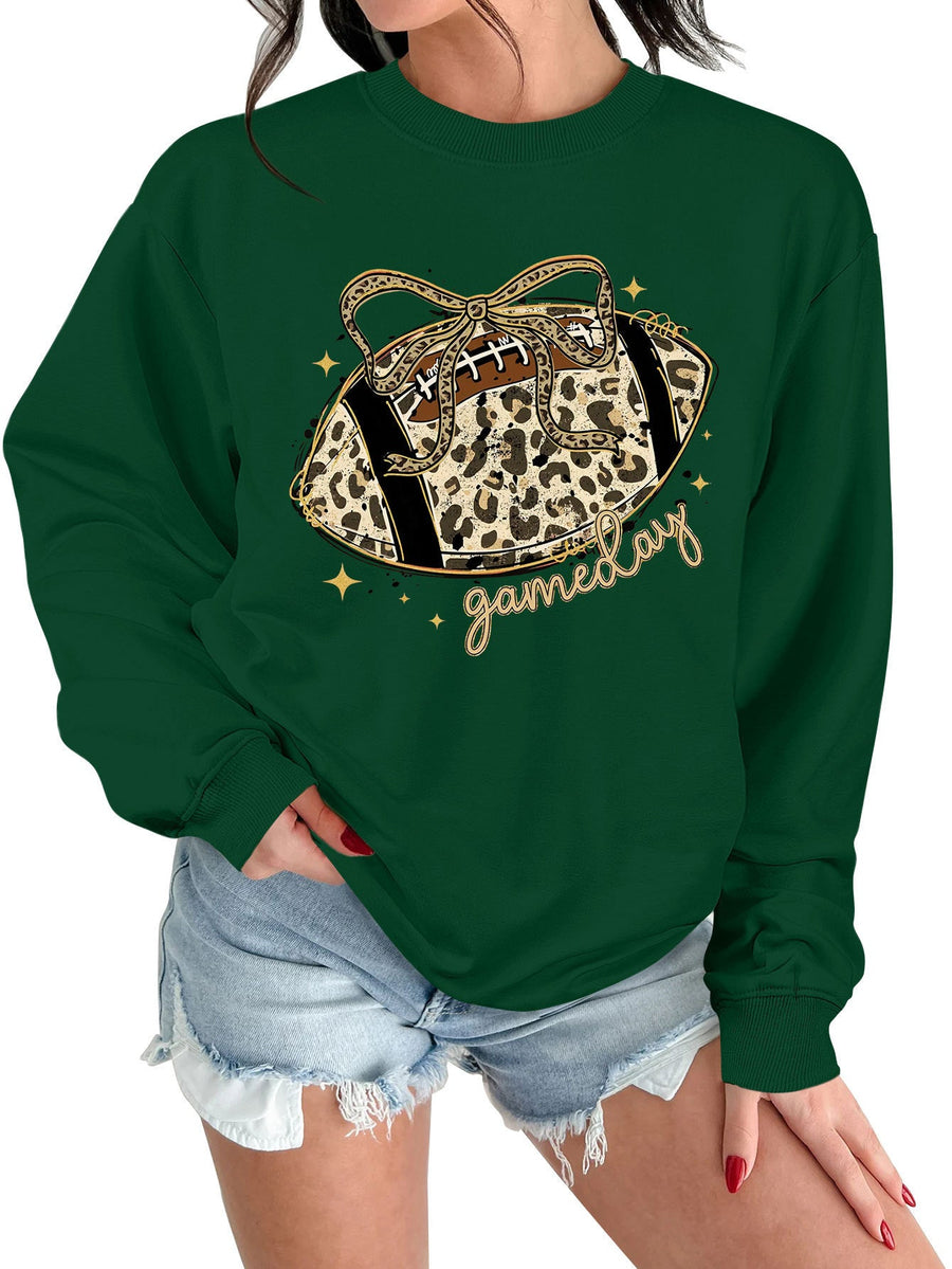 Damen Sweatshirt mit aufregendem Sportmotiv und lässigem Schnitt