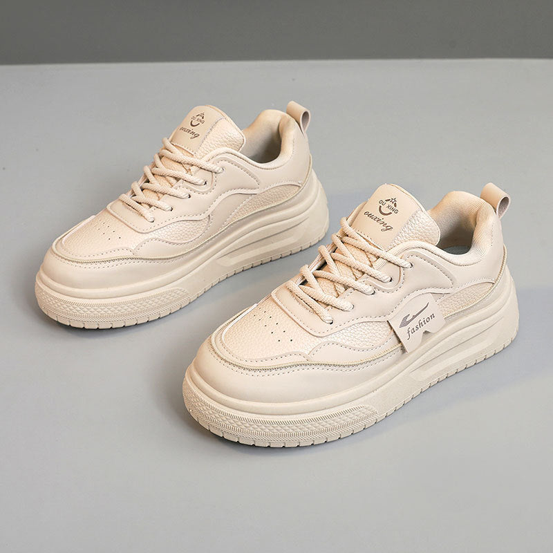Damen modische chunky Sneakers mit atmungsaktivem Obermaterial und bequemer Dämpfung