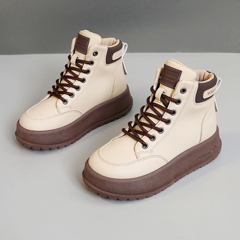 Damen Hohe Sneakers mit robustem Sohlendesign und Polsterung
