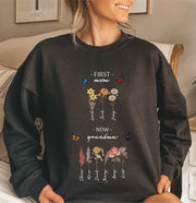 Damen Sweatshirt mit floralem Druck und inspirierendem Schriftzug