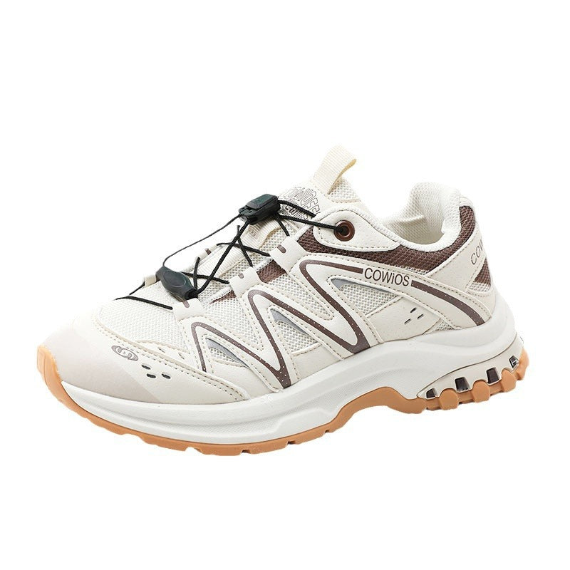 Damen Sportliche Laufschuhe mit elastischen Schnürsystem und atmungsaktiver Mesh-Oberfläche