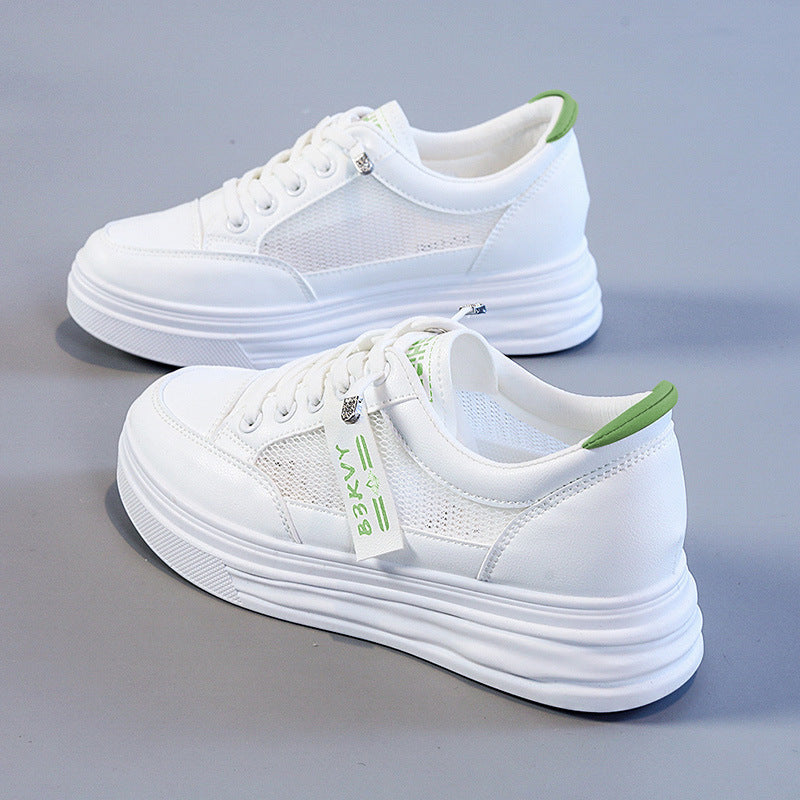 Damen Komfortable Sneaker mit atmungsaktivem Netz-Obermaterial und flexiblem Design