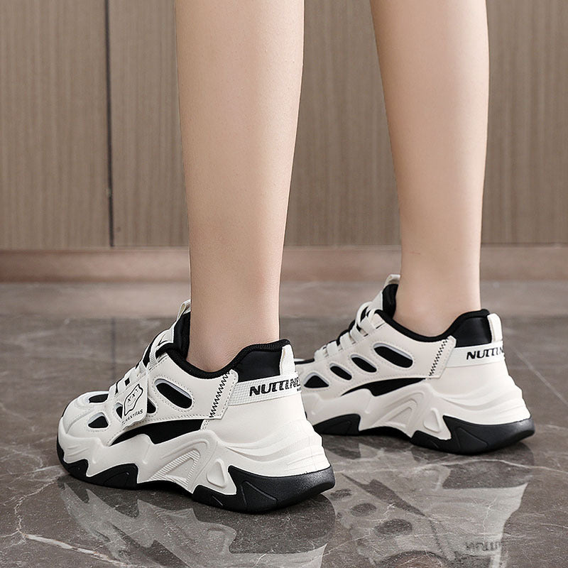 Damen sportliche Sneakers mit atmungsaktivem Obermaterial und dämpfender Sohle