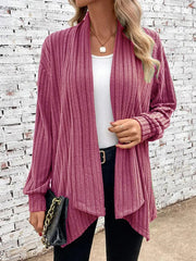 Leah™ - Rippstrick Drape Cardigan