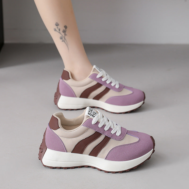Damen Sportliche Sneakers mit atmungsaktivem Obermaterial und rutschfester Sohle