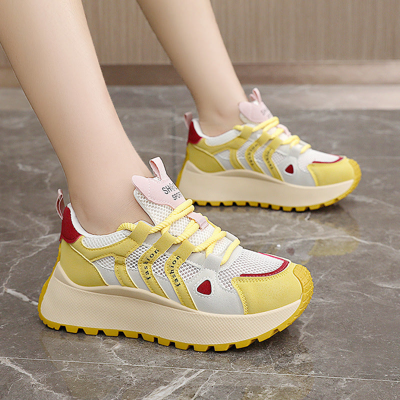 Damen Sportliche Sneakers mit dämpfender Laufsohle und strapazierfähigem Obermaterial