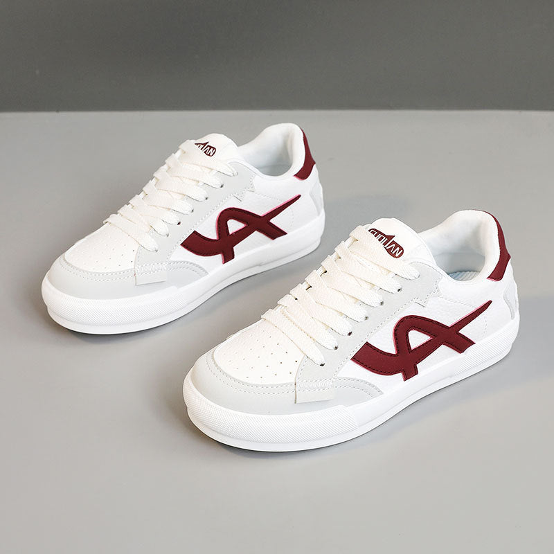 Damen Sportliche Sneaker mit perforiertem Obermaterial und robustem Gummizug