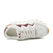 Damen Sportliche Freizeitsneaker mit atmungsaktiver Mesh-Oberfläche und dämpfender Laufsohle
