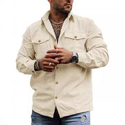 Herren cordjacke im lässigen Schnitt Aliams