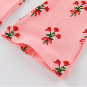 Mädchen Leggings mit floralen Applikationen Drune