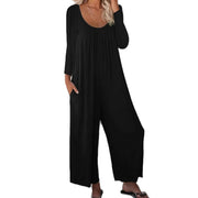 Damen Weitgeschnittenes Jumpsuit mit praktischen Taschen und modernem Schnitt