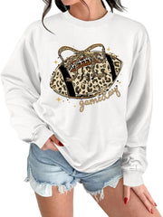 Damen Sweatshirt mit aufregendem Sportmotiv und lässigem Schnitt