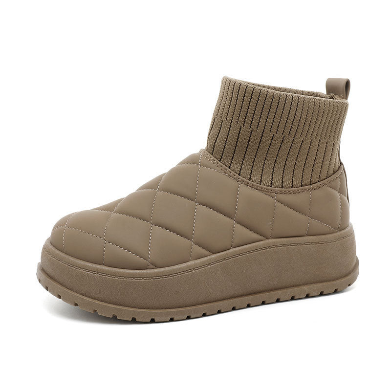Damen Winter Sneakers mit isolierendem Fleece-Futter und rutschfester Sohle