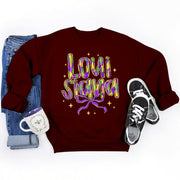 Damen Sweatshirt mit kreativem Schriftzug und weichem Innenfutter