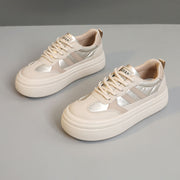 Damen Sneakers mit modischem Plateausohlen-Design und atmungsaktiver Oberfläche