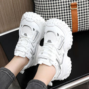 Damen sportliche Sneakers mit dämpfendem Komfort und atmungsaktiver Netzstruktur