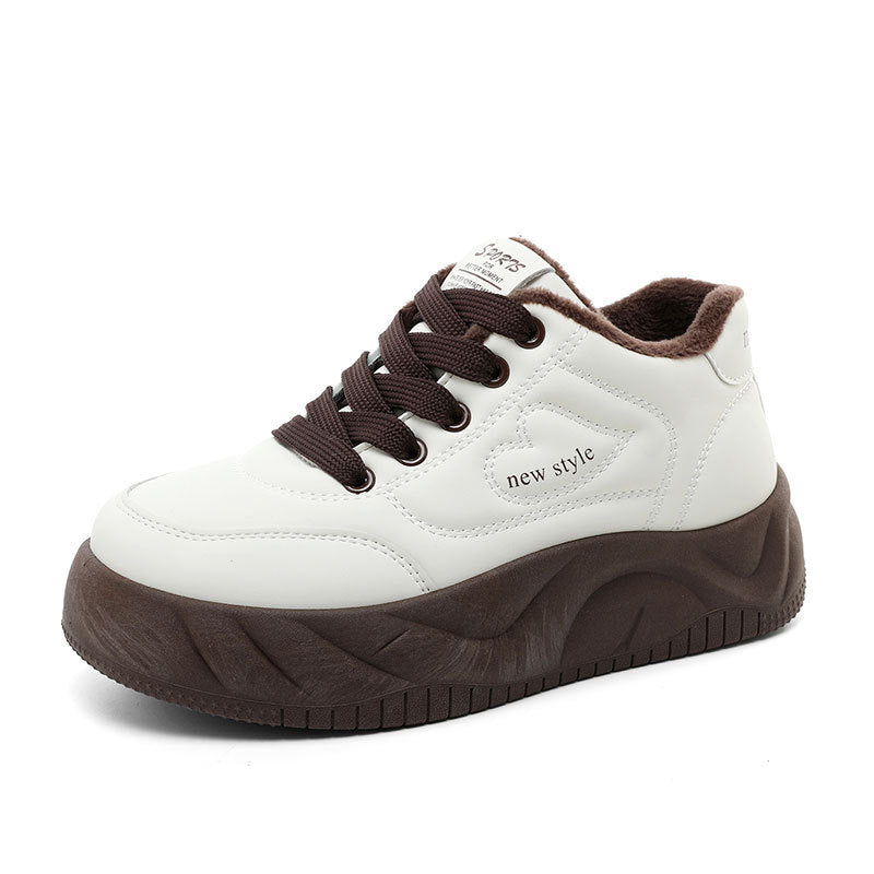 Damen Sportliche Sneakers mit flauschigem Innenfutter