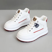 Damen Sportliche High-Top Sneakers mit gepolsterter Sohle und atmungsaktiver Struktur