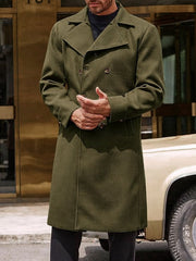 Herren eleganter wendbarer Wollmantel Aliams
