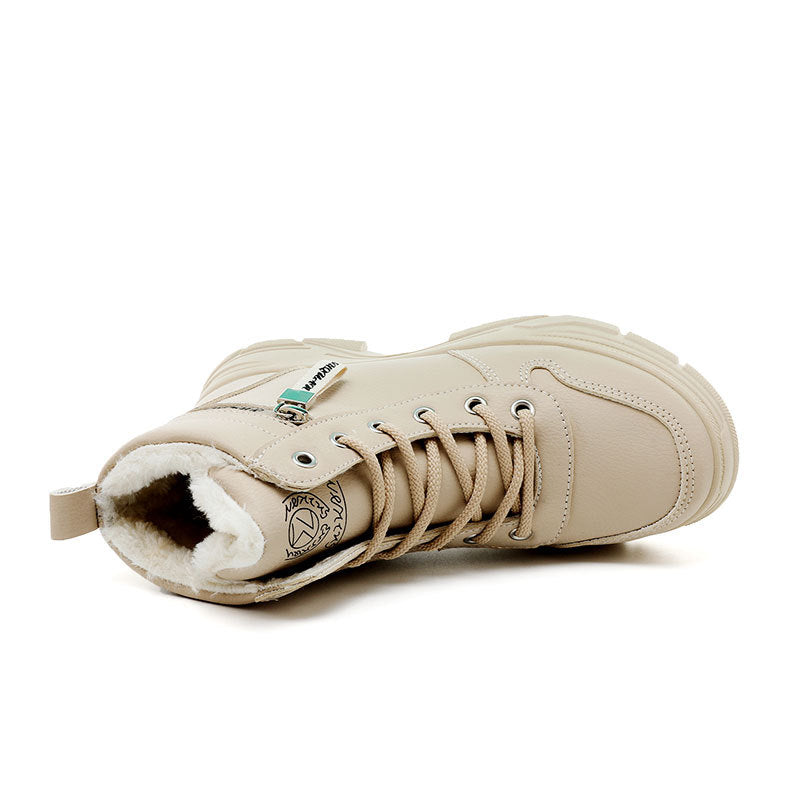 Damen High-Top Winterstiefel mit Warmfutter und rutschfester Sohle