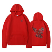 Damen Kapuzenpullover mit ikonischem Adlerdesign und weichem Innenfutter