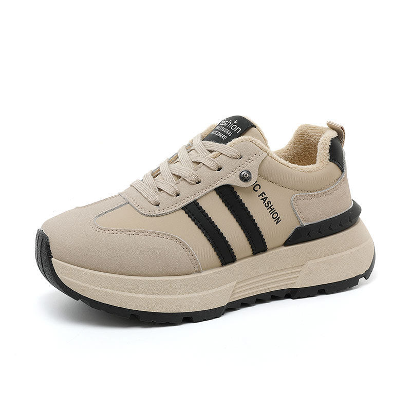 Damen trendige Sneakers mit dämpfender Sohle und atmungsaktiver Innenausstattung