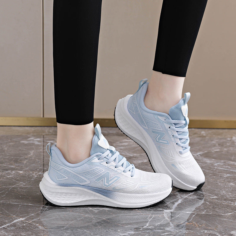 Damen Lauf- und Freizeitschuhe mit atmungsaktiver Mesh-Oberfläche