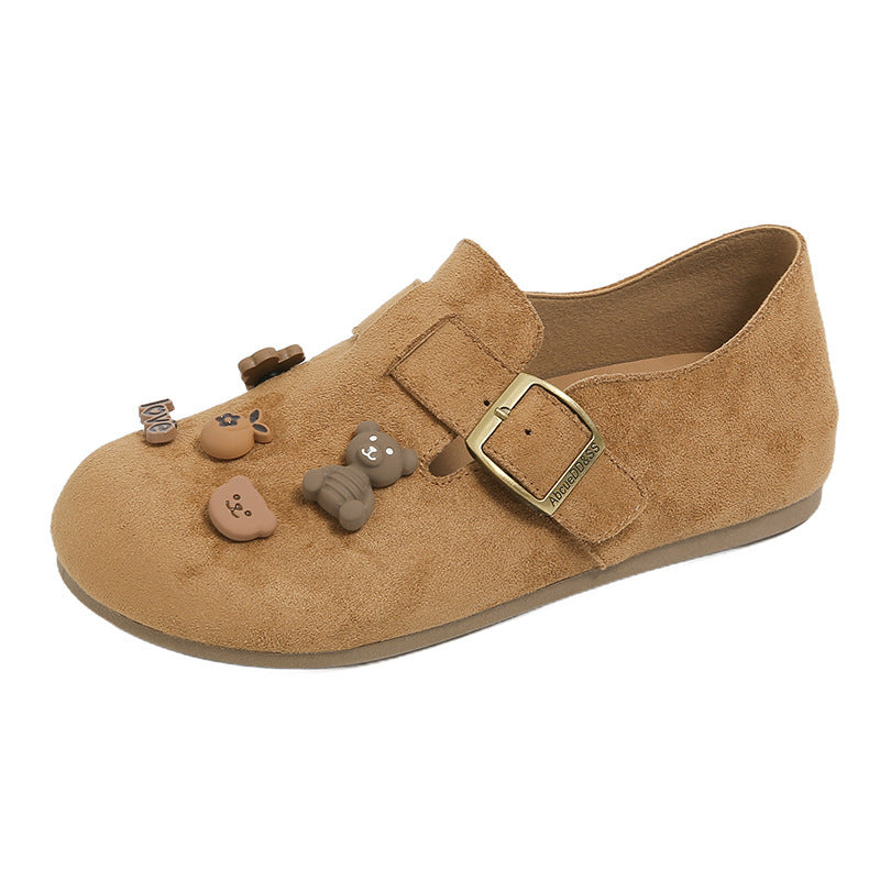 Damen Clogs mit süßem Tiermuster und modischem Verstellriemen