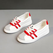 Damen Sportliche Sneakers mit reflektierendem Obermaterial und gepolsterter Innensohle