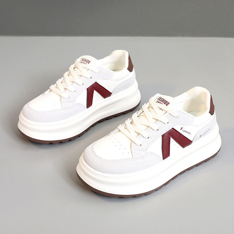 Damen modische Chunky Sneakers mit dämpfender Fußbetttechnologie