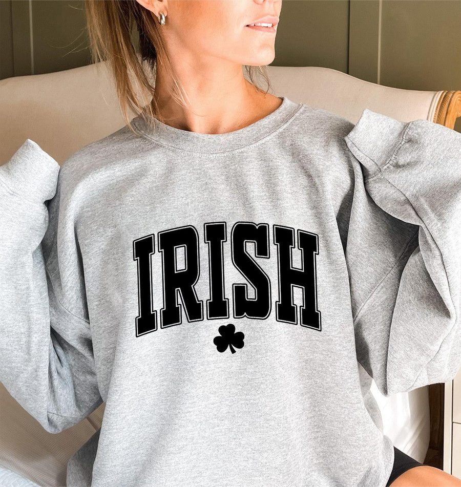 Damen Sweatshirt mit aktuellen irischen Design-Highlights