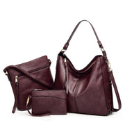 Luxuriöses 3-teiliges Handtaschen-Set für die moderne Frau