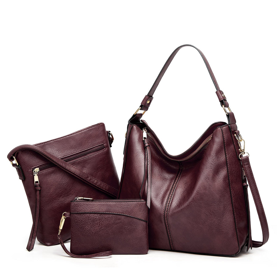 Luxuriöses 3-teiliges Handtaschen-Set für die moderne Frau