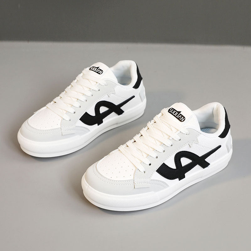 Damen Sportliche Sneaker mit perforiertem Obermaterial und robustem Gummizug