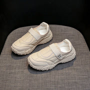 Damen Komfortable Freizeitschuhe mit strapazierfähiger Gummisohle und verstellbarem Riemen