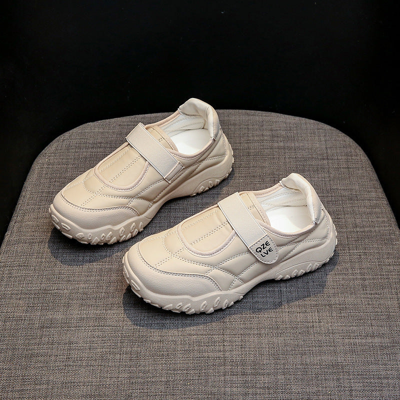 Damen Komfortable Freizeitschuhe mit strapazierfähiger Gummisohle und verstellbarem Riemen