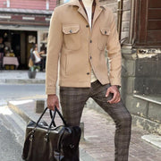 Herren elegante Utility-Jacke im modernen Stil Aliams