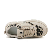 Damen Chunky Sneakers mit lässigem Leoparden-Design und komfortabler Dämpfung
