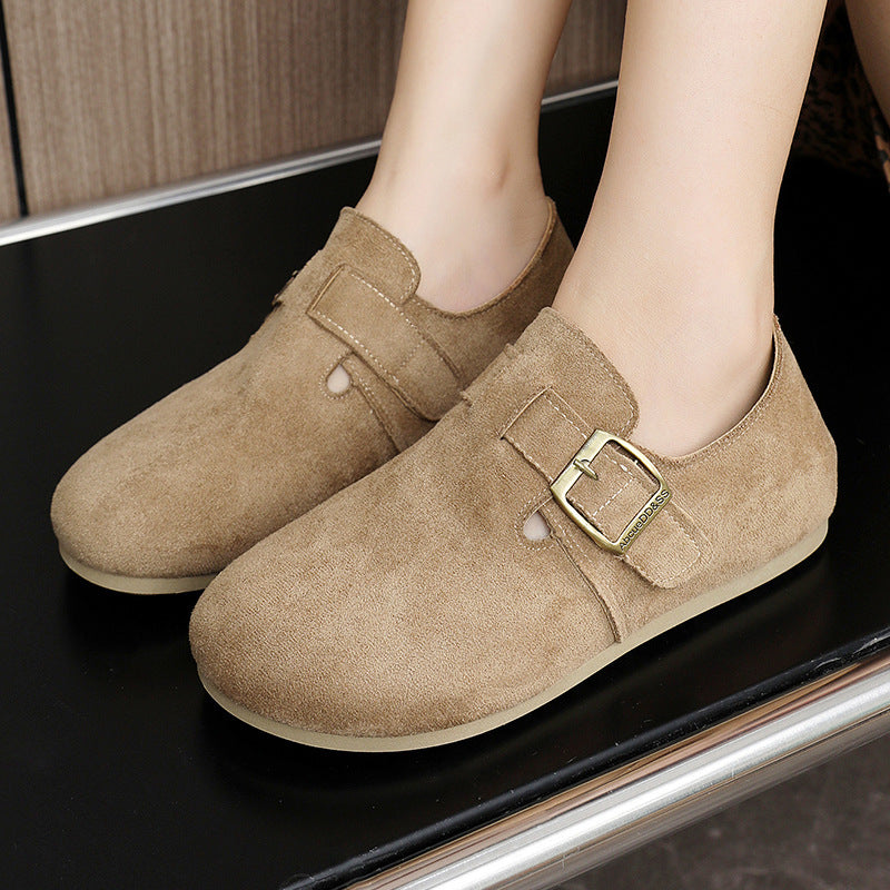 Damen Clogs mit praktischem Schnallenverschluss und rutschfester Sohle