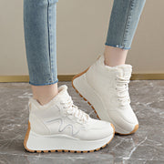 Damen High-Top Sneakers mit samtigem Innenfutter und rutschfester Sohle