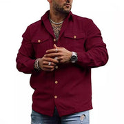 Herren cordjacke im lässigen Schnitt Aliams