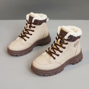 Damen warme Winterstiefel mit kuscheligem Innenfutter und rutschfester Sohle